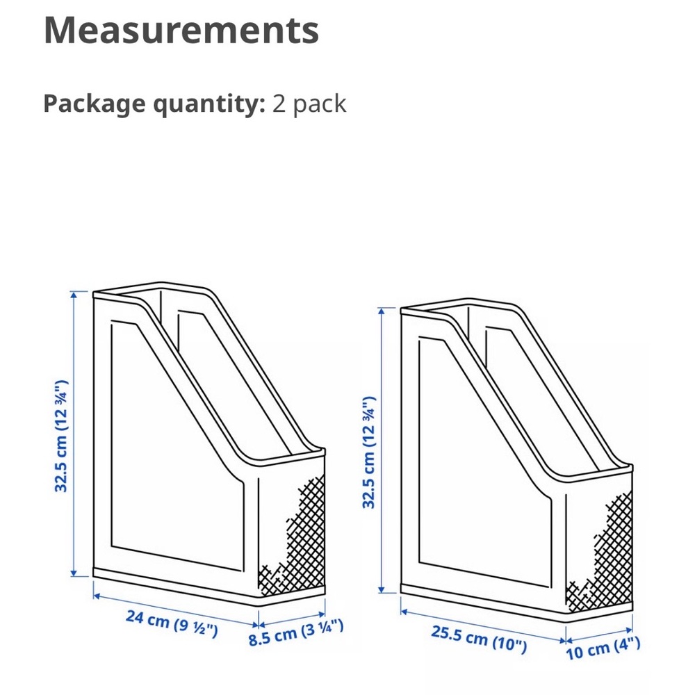 IKEA steel magazine file set of 2 - Picture 5 of 5